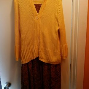 Sweater and skirt